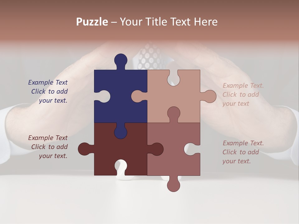 Senior Suit Work PowerPoint Template