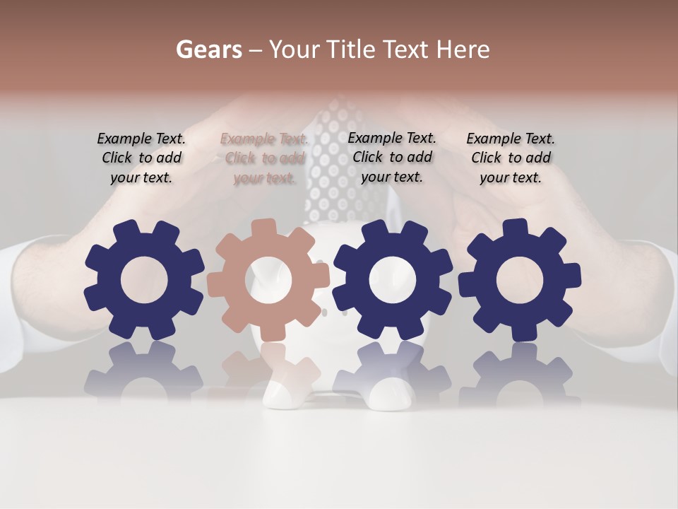 Senior Suit Work PowerPoint Template