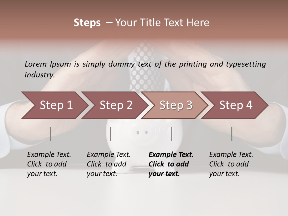 Senior Suit Work PowerPoint Template