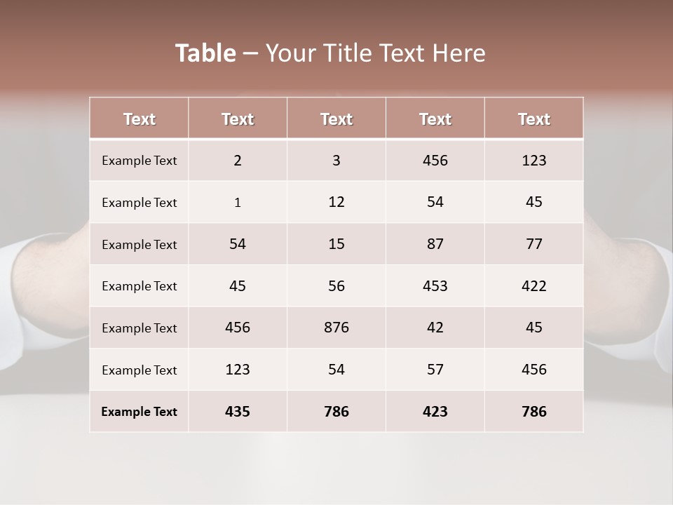 Senior Suit Work PowerPoint Template