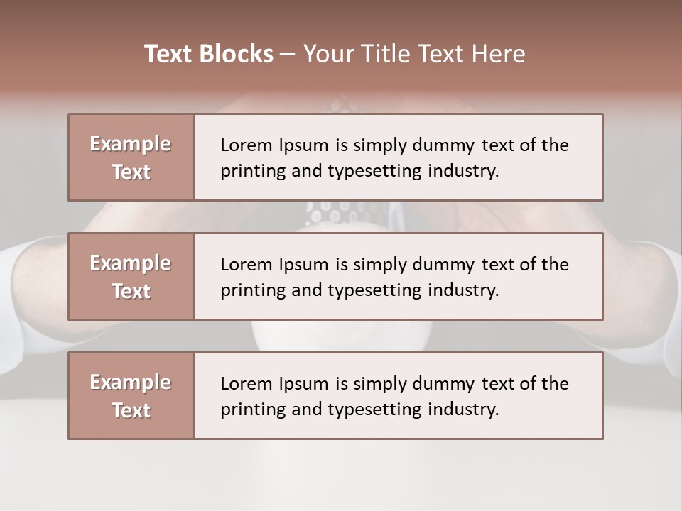 Senior Suit Work PowerPoint Template