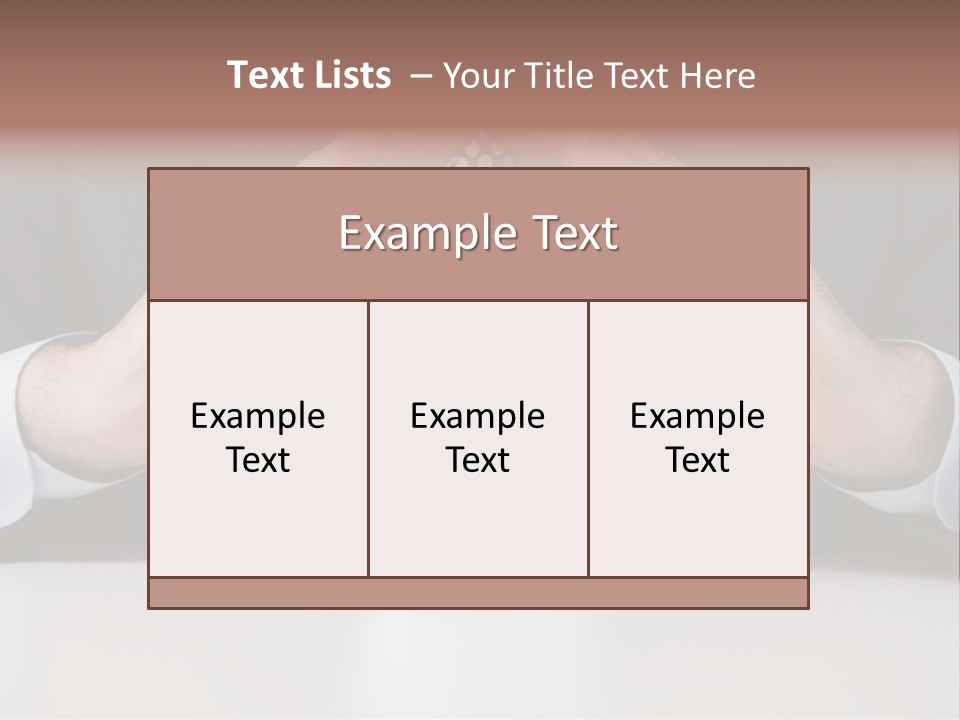 Senior Suit Work PowerPoint Template