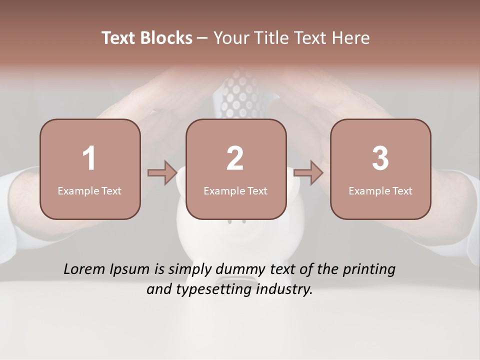 Senior Suit Work PowerPoint Template