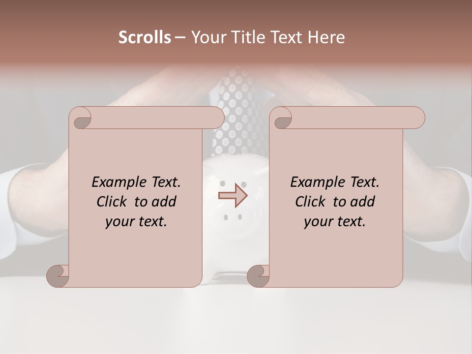 Senior Suit Work PowerPoint Template