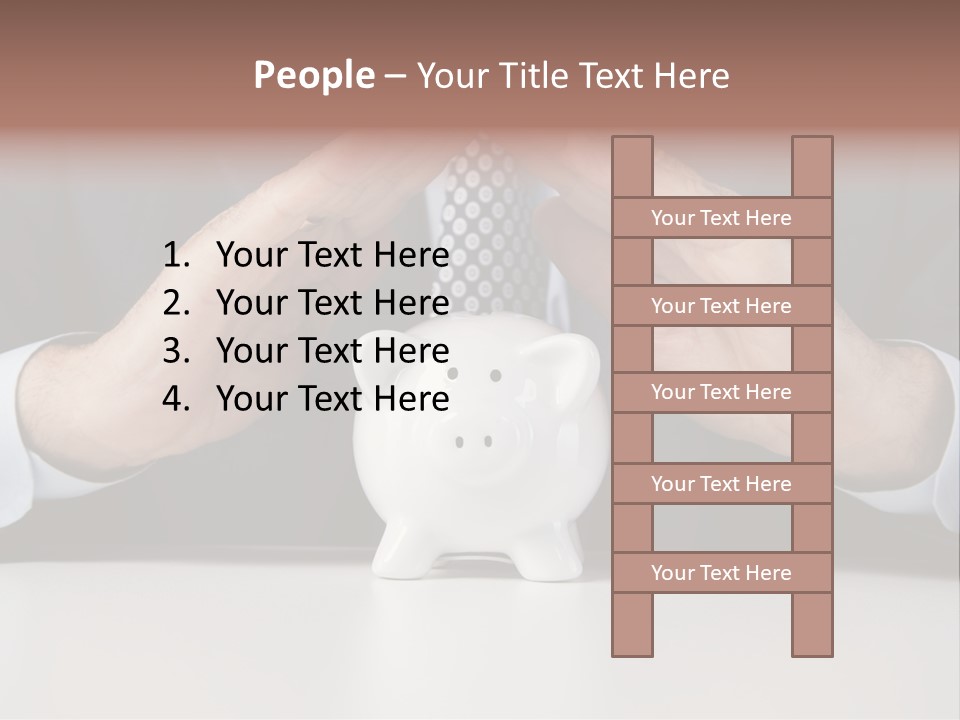 Senior Suit Work PowerPoint Template