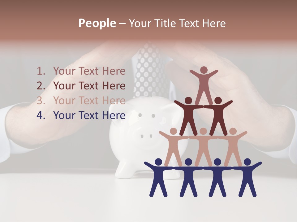 Senior Suit Work PowerPoint Template