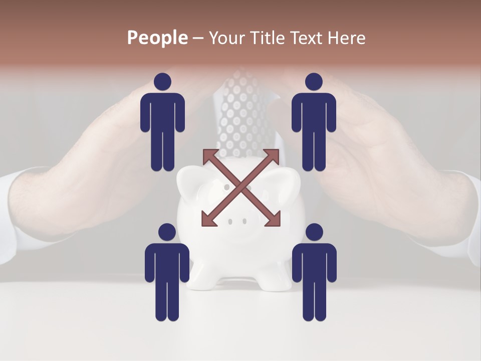 Senior Suit Work PowerPoint Template