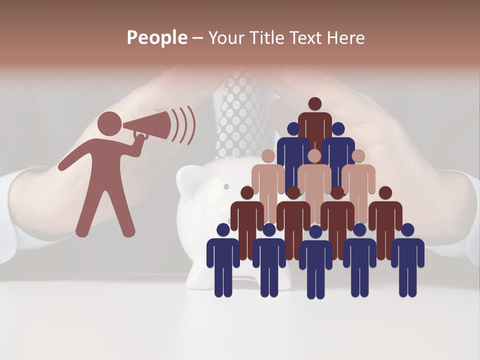 Senior Suit Work PowerPoint Template