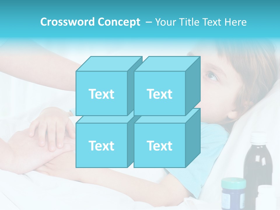 Temperature Clinic Hair PowerPoint Template