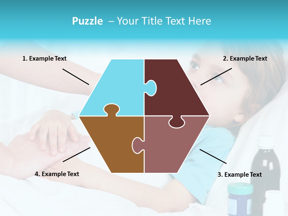 Temperature Clinic Hair PowerPoint Template