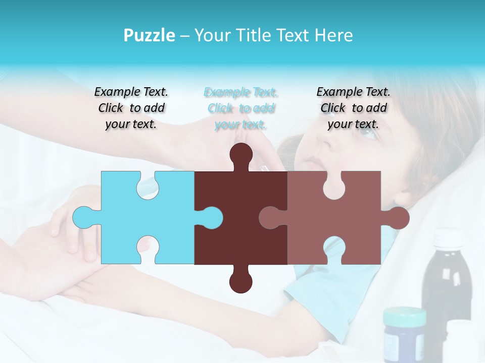 Temperature Clinic Hair PowerPoint Template