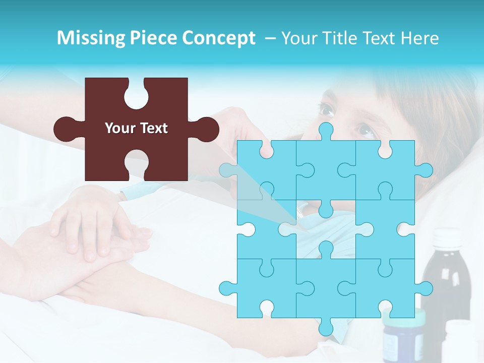 Temperature Clinic Hair PowerPoint Template