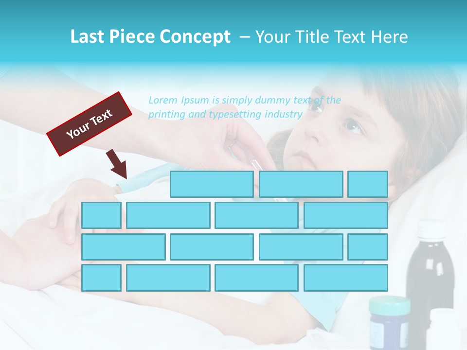 Temperature Clinic Hair PowerPoint Template