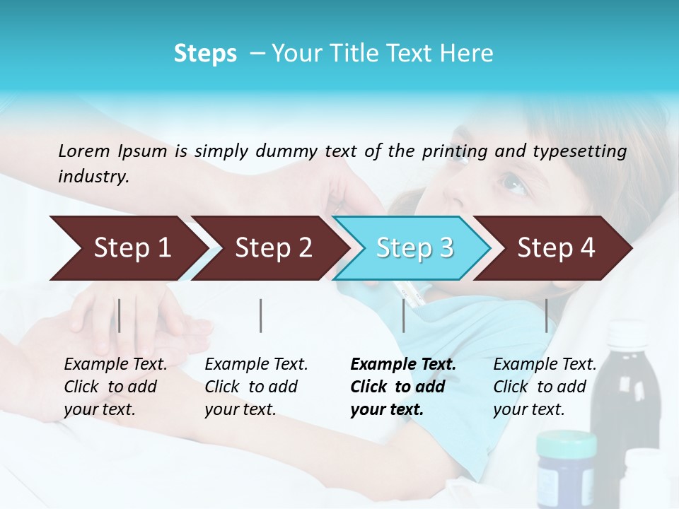 Temperature Clinic Hair PowerPoint Template