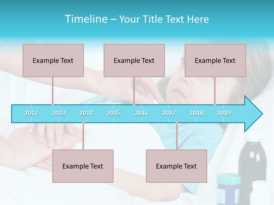Temperature Clinic Hair PowerPoint Template