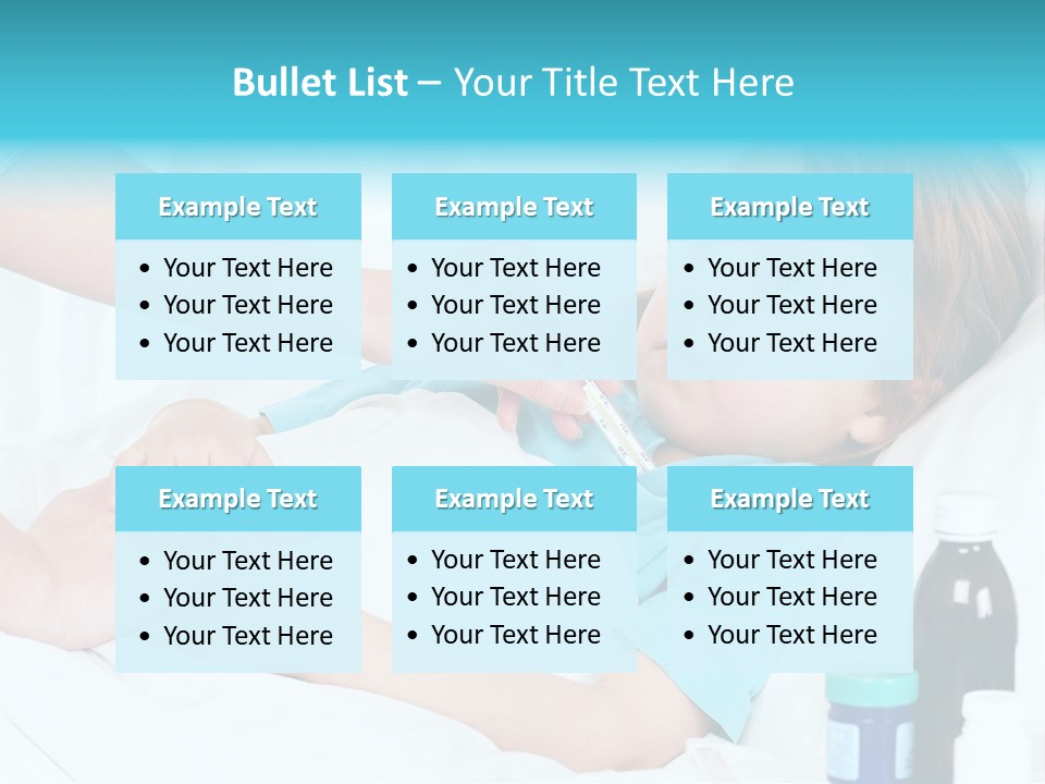 Temperature Clinic Hair PowerPoint Template