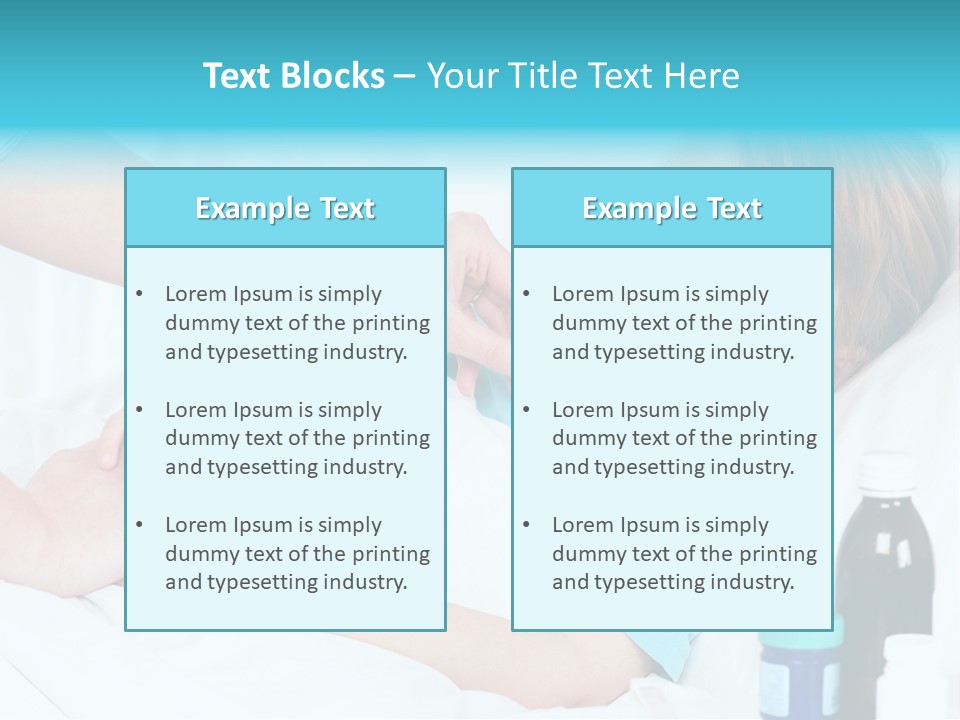 Temperature Clinic Hair PowerPoint Template