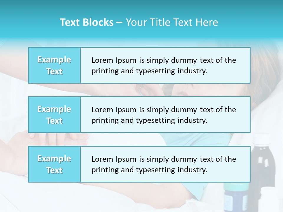 Temperature Clinic Hair PowerPoint Template