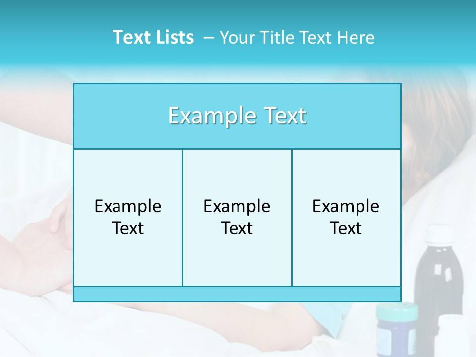 Temperature Clinic Hair PowerPoint Template