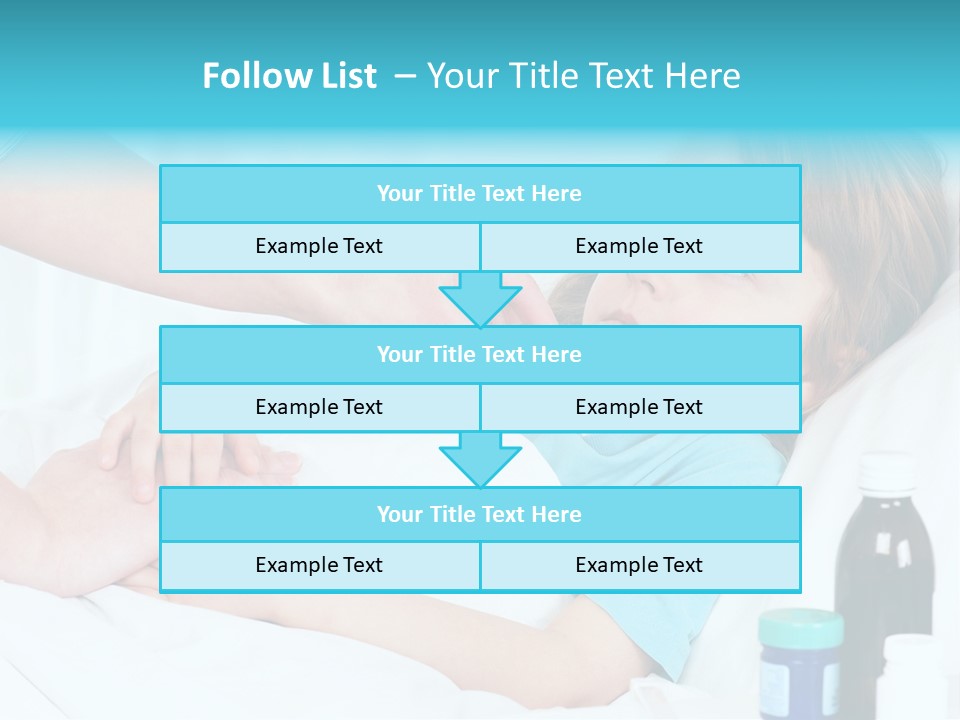 Temperature Clinic Hair PowerPoint Template
