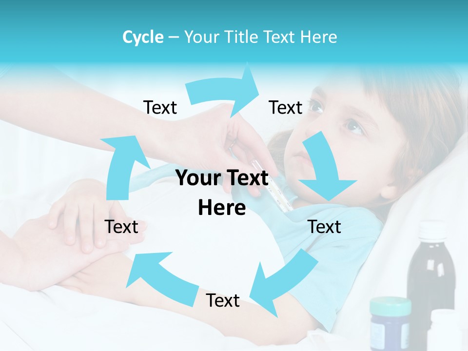 Temperature Clinic Hair PowerPoint Template