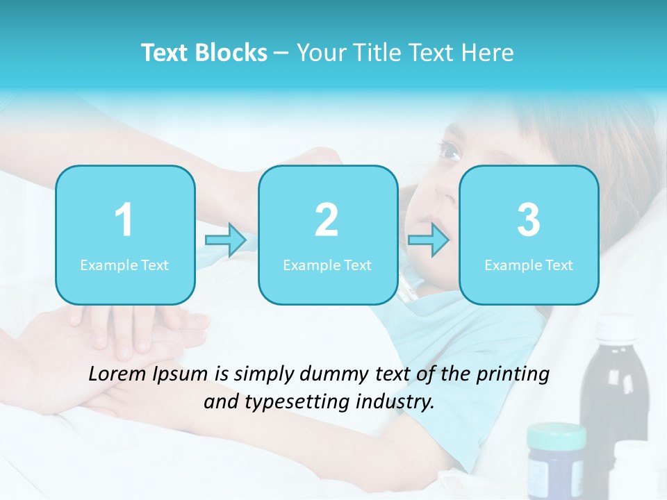 Temperature Clinic Hair PowerPoint Template