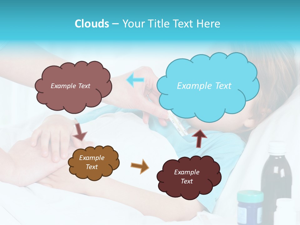 Temperature Clinic Hair PowerPoint Template