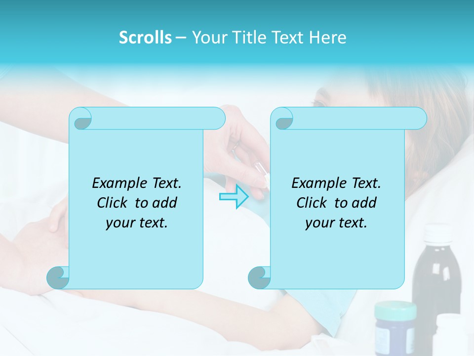 Temperature Clinic Hair PowerPoint Template