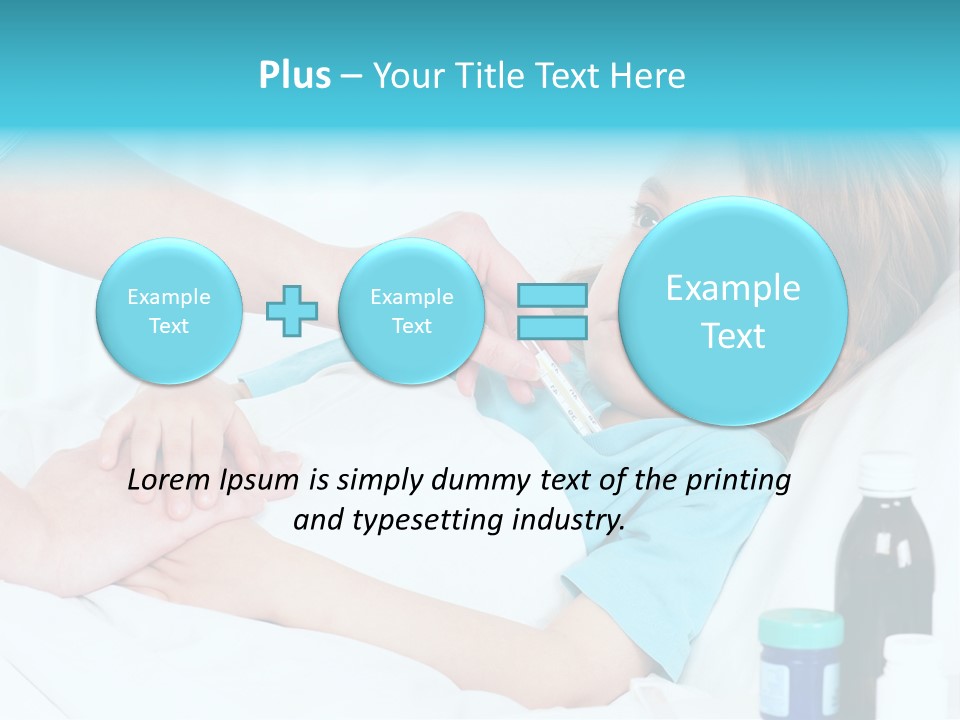 Temperature Clinic Hair PowerPoint Template