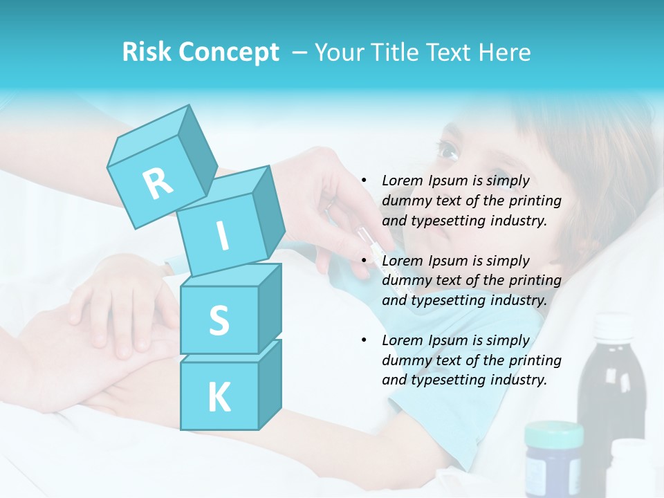 Temperature Clinic Hair PowerPoint Template