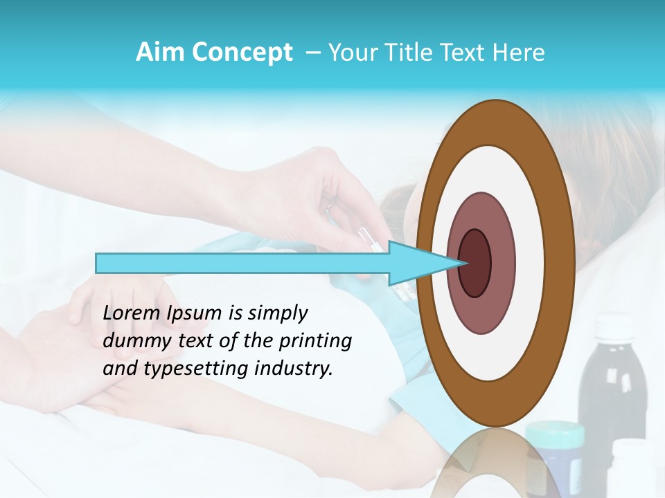 Temperature Clinic Hair PowerPoint Template