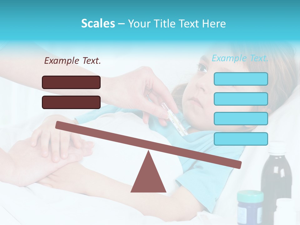 Temperature Clinic Hair PowerPoint Template