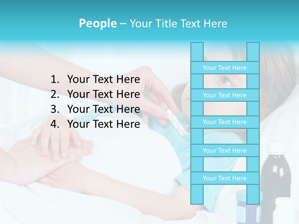 Temperature Clinic Hair PowerPoint Template