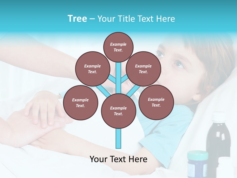 Temperature Clinic Hair PowerPoint Template