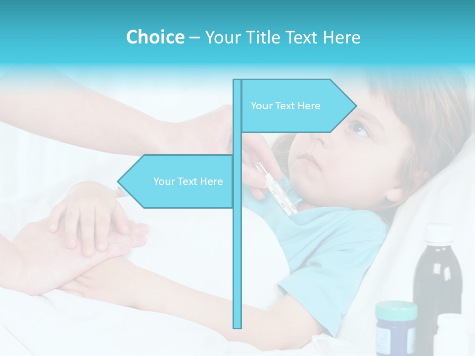 Temperature Clinic Hair PowerPoint Template