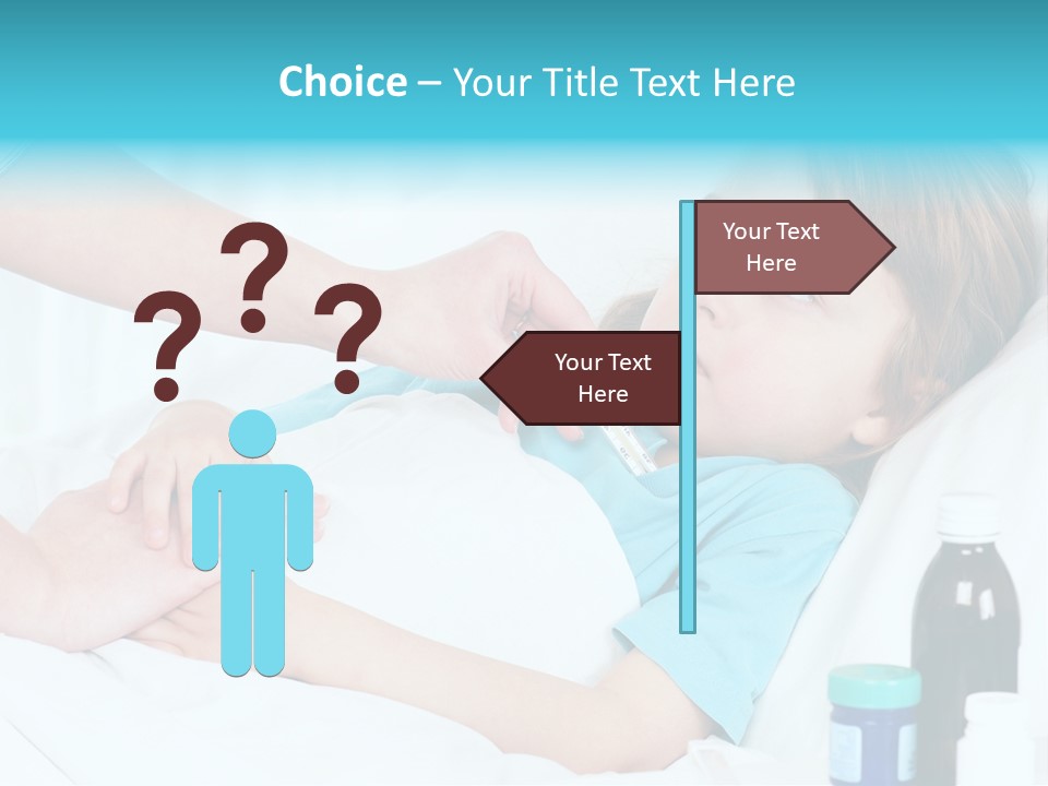 Temperature Clinic Hair PowerPoint Template