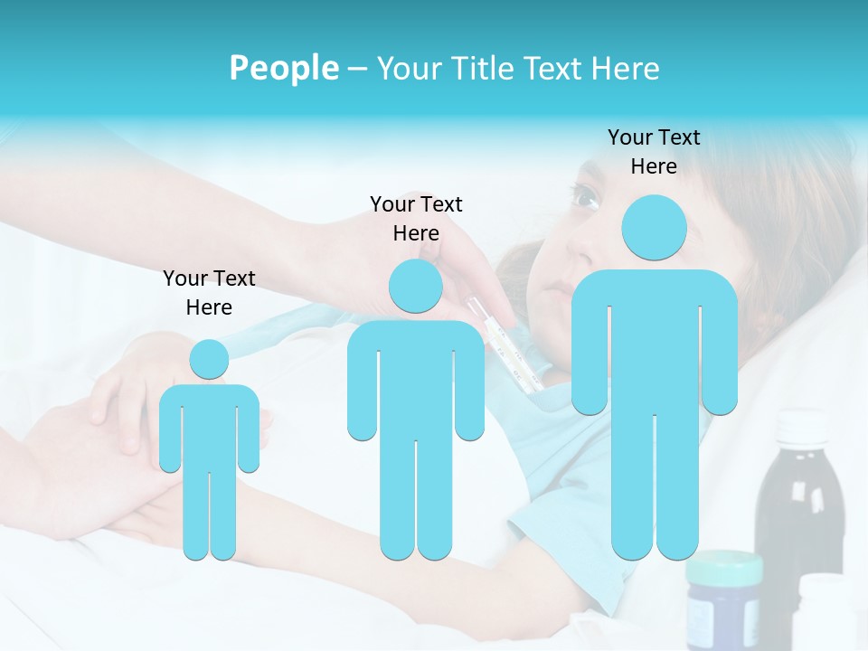 Temperature Clinic Hair PowerPoint Template