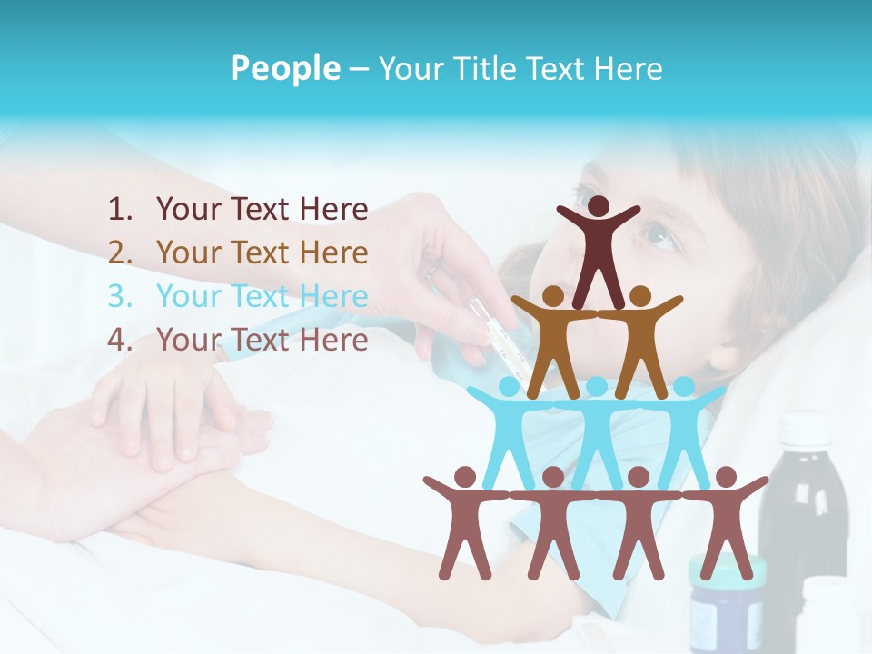 Temperature Clinic Hair PowerPoint Template