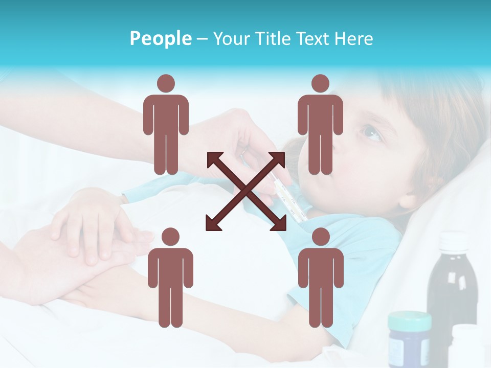 Temperature Clinic Hair PowerPoint Template