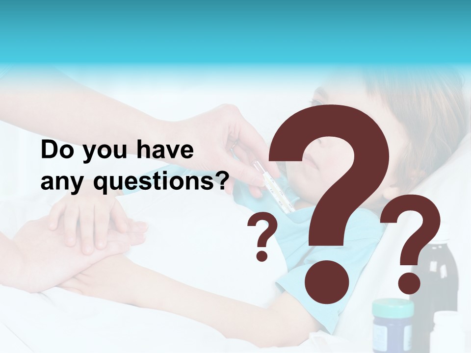 Temperature Clinic Hair PowerPoint Template