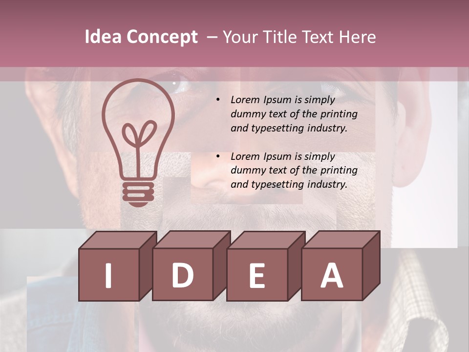 Concept Many Lines PowerPoint Template
