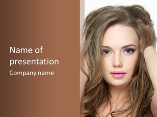One Hairstyle Style PowerPoint Template