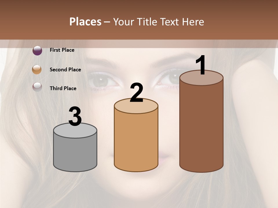One Hairstyle Style PowerPoint Template