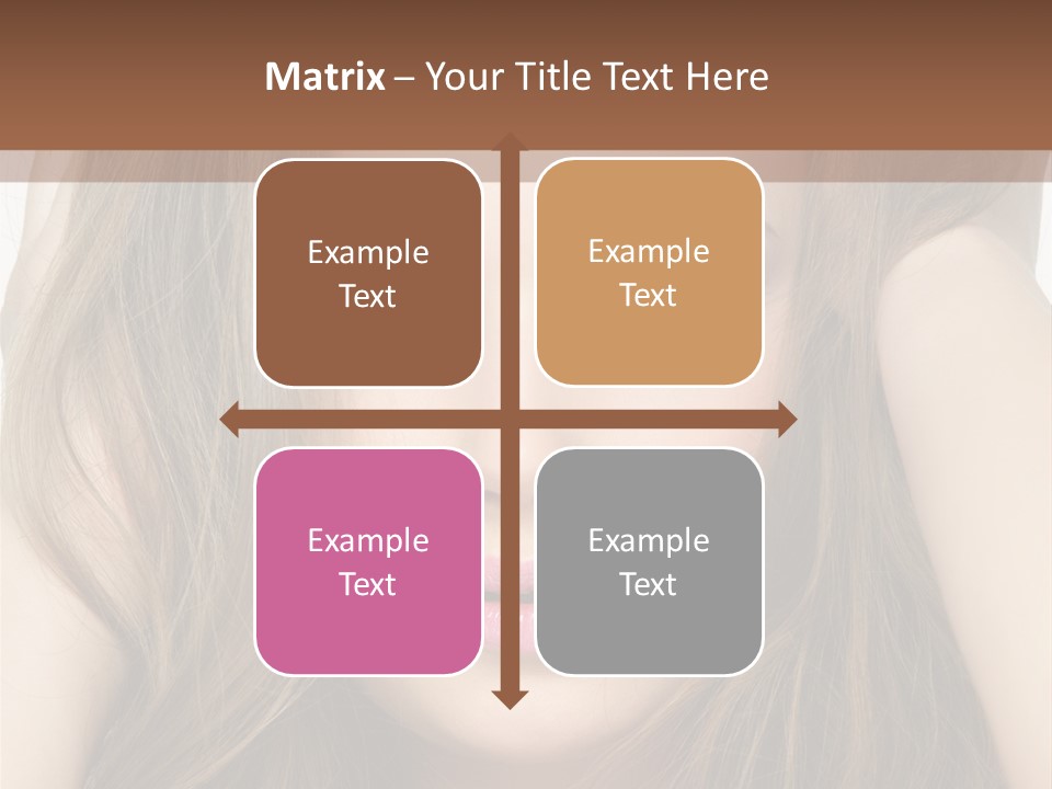 One Hairstyle Style PowerPoint Template