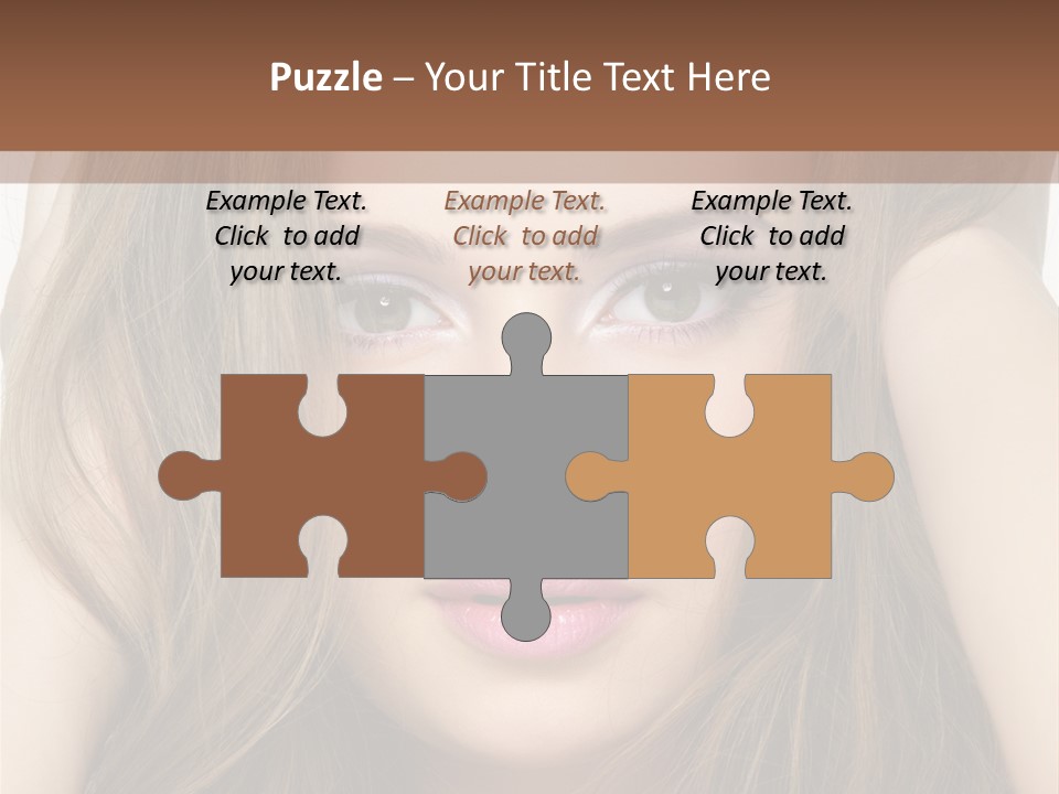 One Hairstyle Style PowerPoint Template