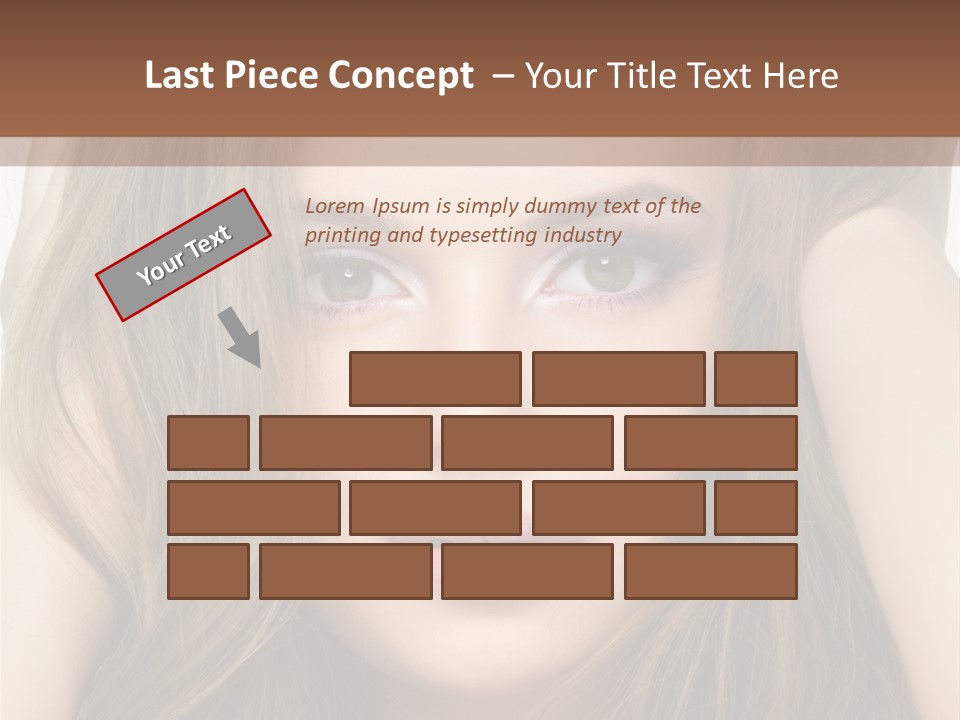 One Hairstyle Style PowerPoint Template