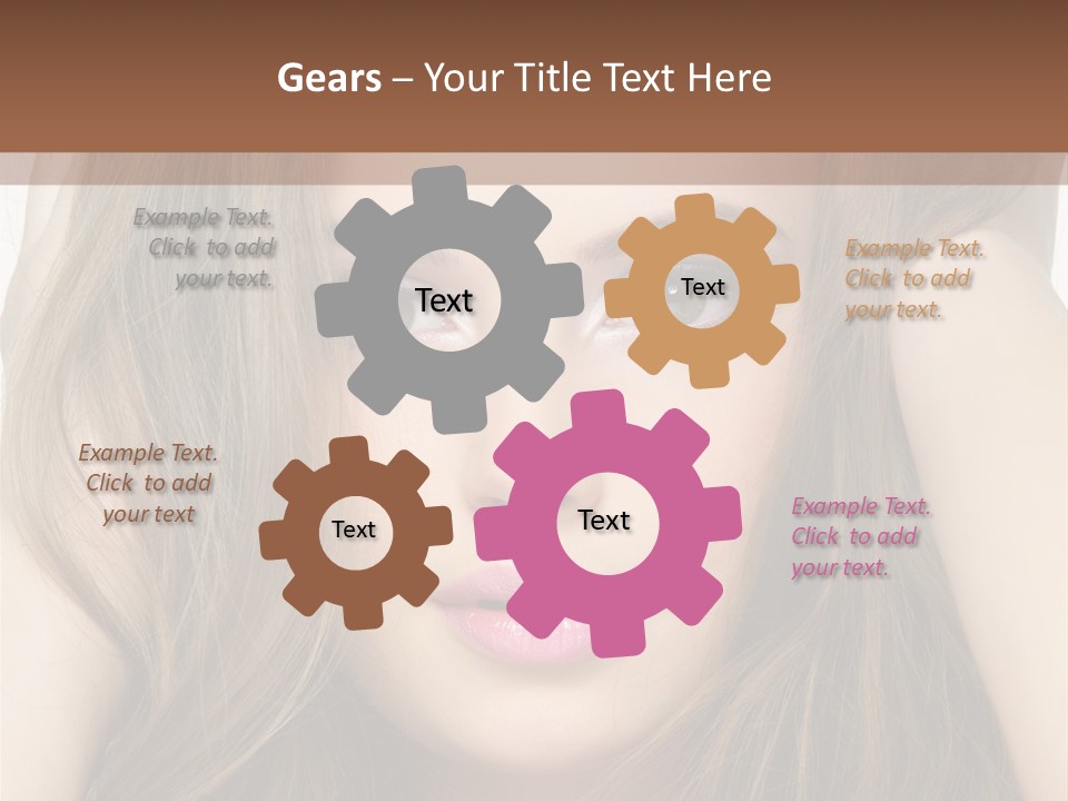 One Hairstyle Style PowerPoint Template