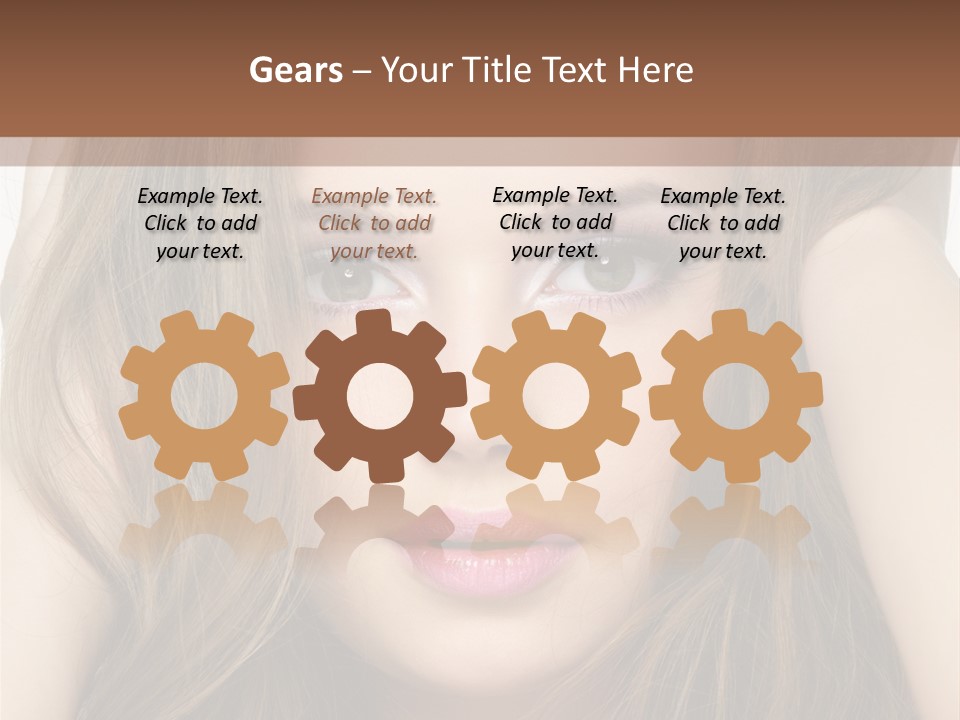 One Hairstyle Style PowerPoint Template