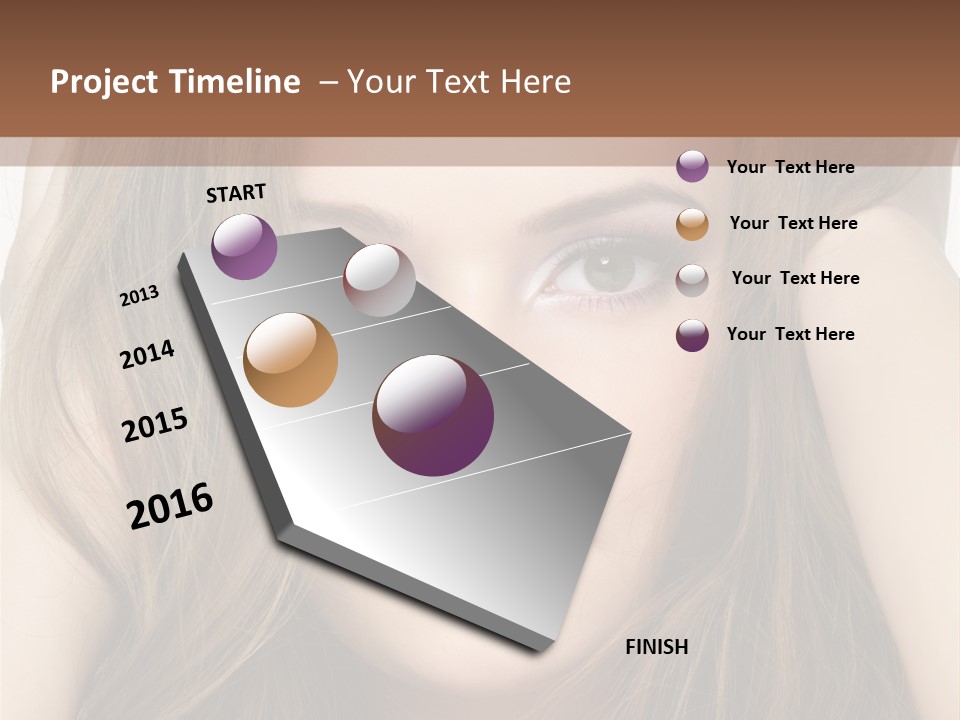 One Hairstyle Style PowerPoint Template