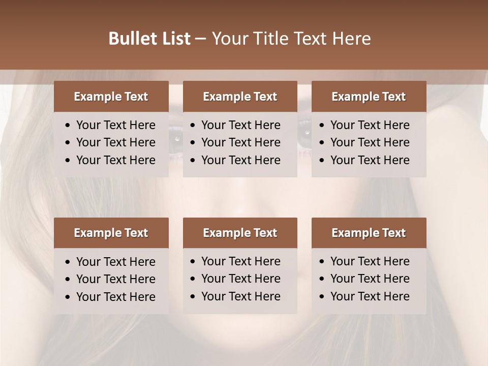 One Hairstyle Style PowerPoint Template